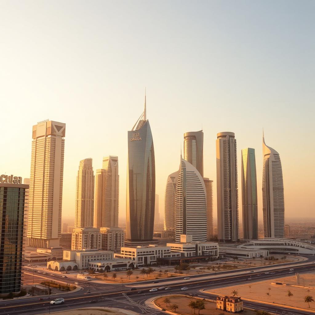 Doha skyline, Qatar