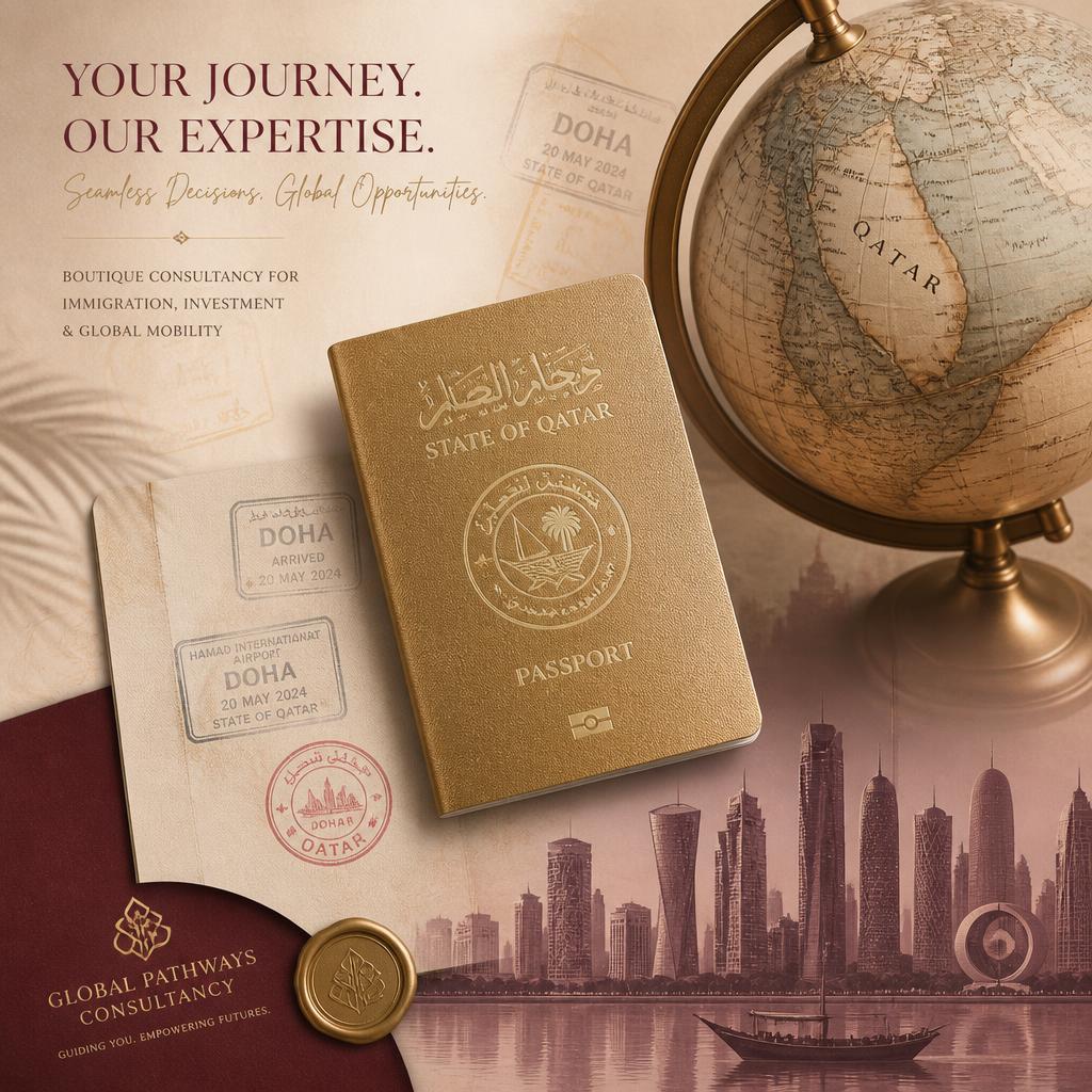 Passports, boarding passes and a globe collage